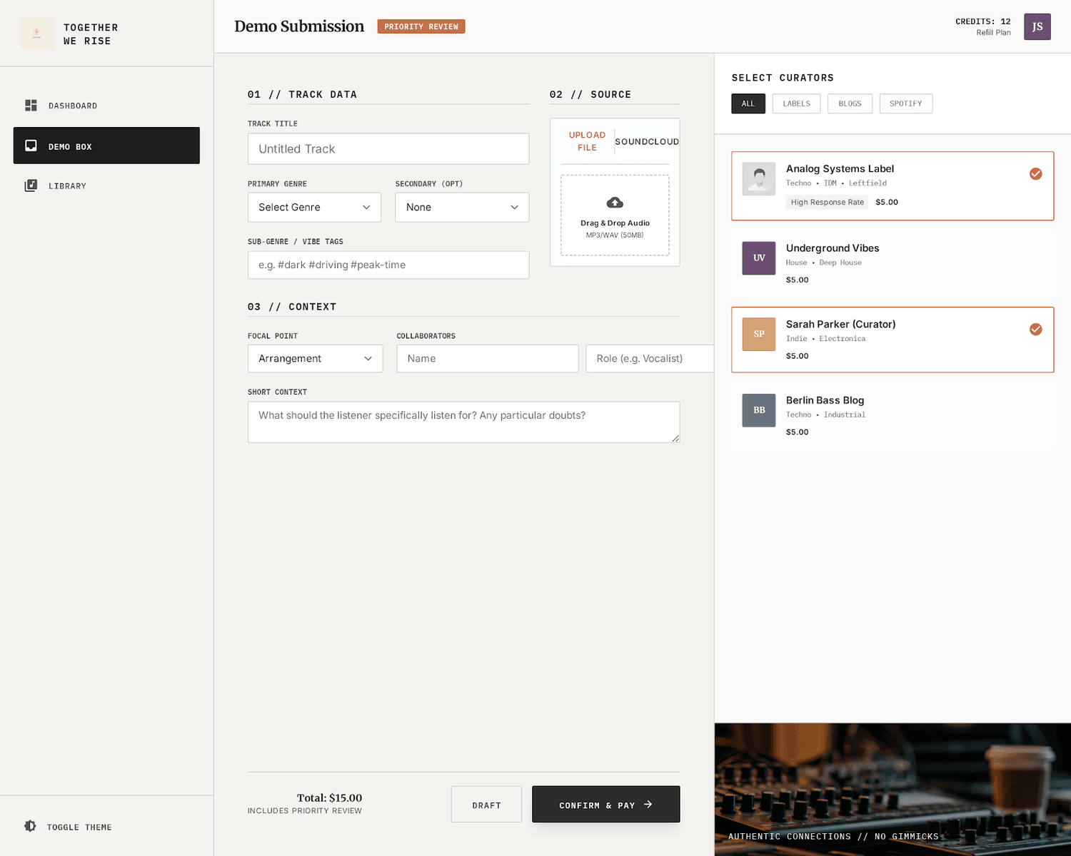 Sign up for the waitlist