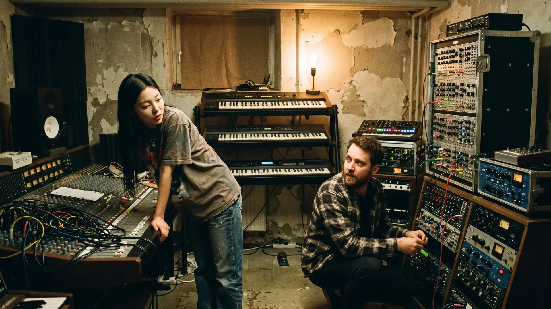A dark Berlin basement studio walled with synthesisers and outboard gear: the melodic techno label directory